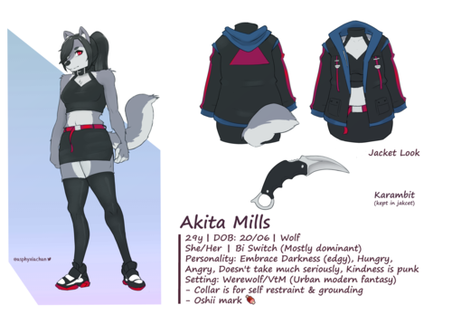 Akita mills refsheet - 2020