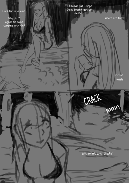 Halloween comic draft p1 - 2021